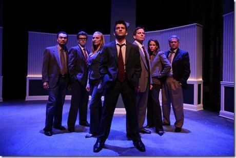 The cast of Farragut North - Stage Left Theatre