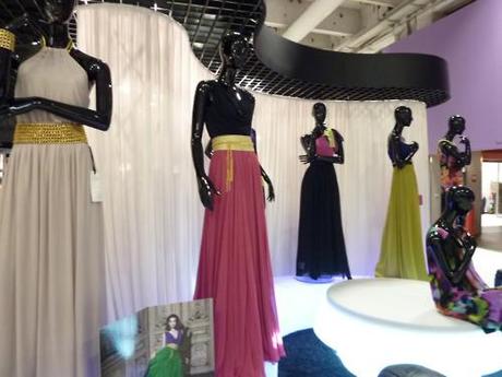 Nissa stand at Pret a Porter Paris last weekend.
The chain belts on these dresses really helped me to solve some doubts that I was having about my own next collection. The silhouettes and colours were beautiful too.

xoxo LLM