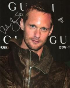 alexauction1 Alexander Skarsgård Autographed Photos for Auction on eBay