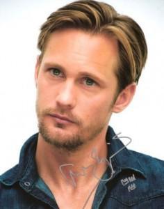 alexauction3 Alexander Skarsgård Autographed Photos for Auction on eBay
