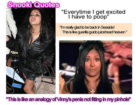 Snooki: “Everybody Google it, because that’s why the water is salty. F’ing whale sperm”