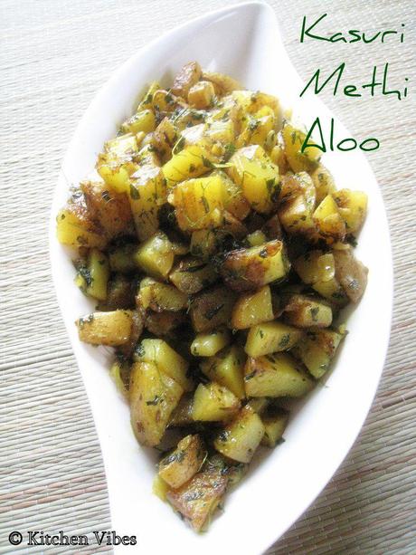 Kasuri Methi Aloo - Simple, Quick and Delish!