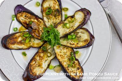 Eggplant with Sesame Ponzu Sauce