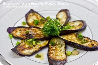 Eggplant with Sesame Ponzu Sauce