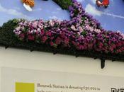 Living Flowers Beautify Billboard Banrock Station Wine