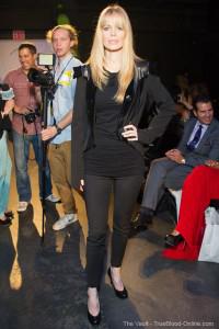 Kristin Bauer at Fashion week and US Open in New York