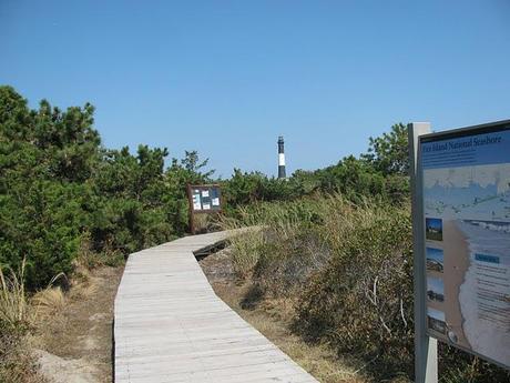 the path to the fire island lighthouse