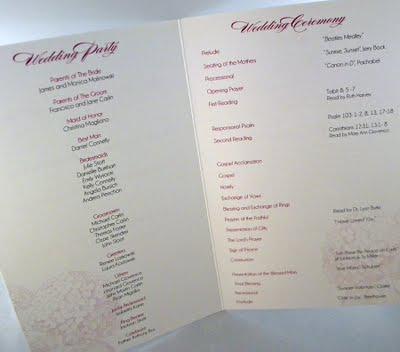 Top 10 Things To Include In Your Wedding Program Paperblog Top 10 Things To Include In Your Wedding Program