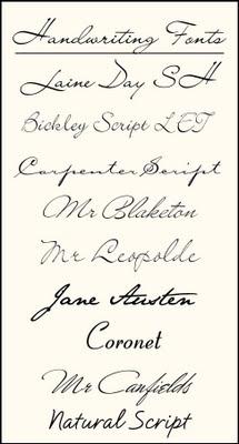 Wedding Font Combinations