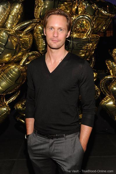 Alexander Skarsgård at the Mulberry 40th Anniversary celebration