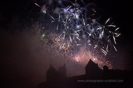 Castle fireworks Photo - Edinburgh Festival fireworks at the castle