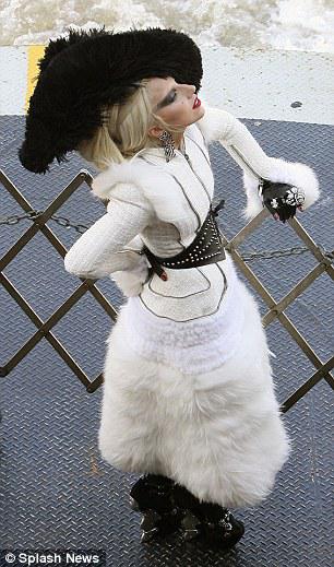 My Vanity Fair Lady Gaga
Lady Gaga Dressed to Impress for her Vanity Fair shoot in New York.
This is a fantastic outfit, total fantasy, yet classic and feminine. 
xoxo LLM