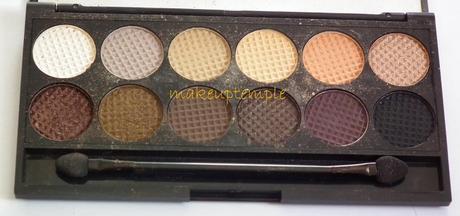 Product Reviews: Eye Shadow Palettes: Sleek: Sleek I Divine Nude Collection Au Naturel Eye Shadow Palette Swatches & Review