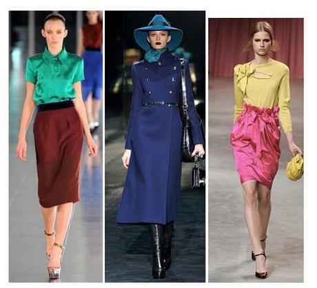color combinations on the runway