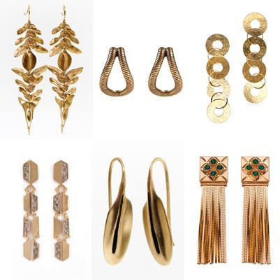 ALLgoldearringsFab Find Friday: Julia Stiles & Metal Accents