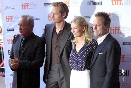 Alexander Skarsgård with Melancholia cast at TIFF