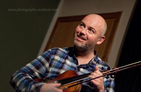 Photo - Aiden O'Rourke, fiddler with the band Lau