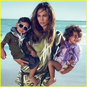 Jennifer Lopez's Twins: Gucci Ad Campaign!