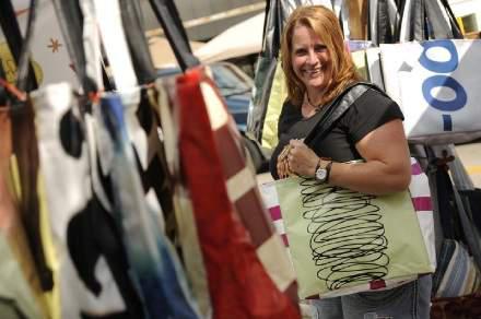 Billboards turned into totes | Green Bay Press Gazette | greenbaypressgazette.com