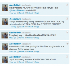 Alec Baldwin Drops Kanye-Inspired Tweet That Rubs Folks The Wrong Way
