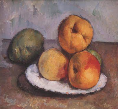 EXPLORE ART: Cezanne inspire Fruit Still Life