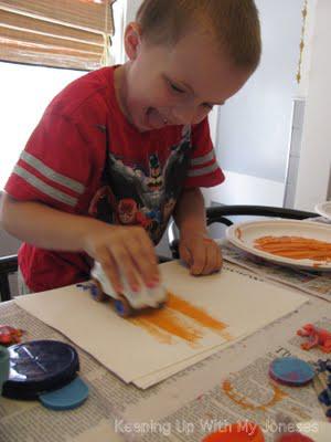 EXPLORE ART: Abstract art Stamp It project