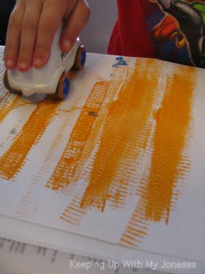 EXPLORE ART: Abstract art Stamp It project