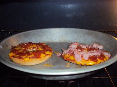 Bagel Pizzas/ Late Start