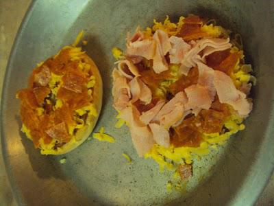 Bagel Pizzas/ Late Start