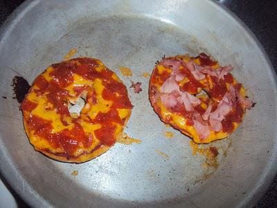Bagel Pizzas/ Late Start