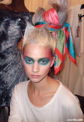 Fashion Week:LFW: Vivienne Westwood Backstage Beauty SS12