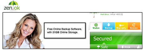 Get 21GB of Free Storage Space by ZenOK