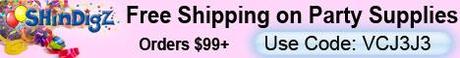 FREE Shipping on Shindigz Party Supply Orders $85+