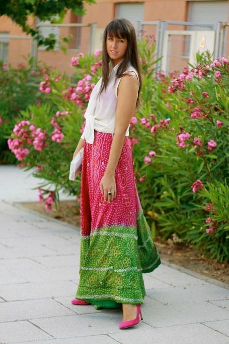 Share in Style, blogger, sugarlane, tanvii.com, skirt, bandini