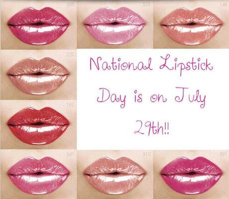 National Lipstick Day July 29th