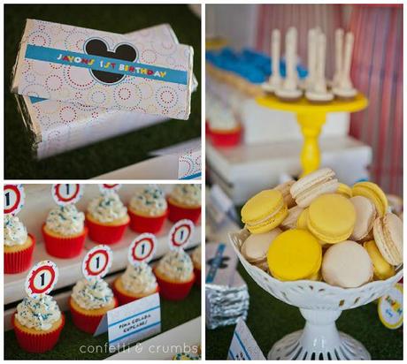 Mickey Mouse Themed First Birthday by Confetti & Crumbs