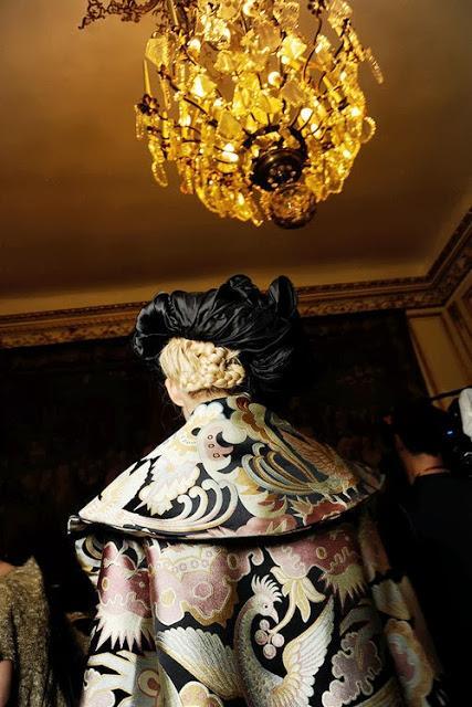 MAC @ Frank Sorbier Backsage Paris Haute-Couture FW