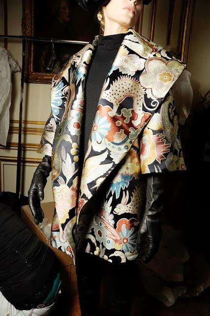 MAC @ Frank Sorbier Backsage Paris Haute-Couture FW
