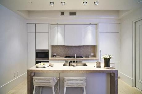 Huys kitchen by Piet Boon with Miele appliances, white marble, Dornbracht faucet, Bulthaup cabinets