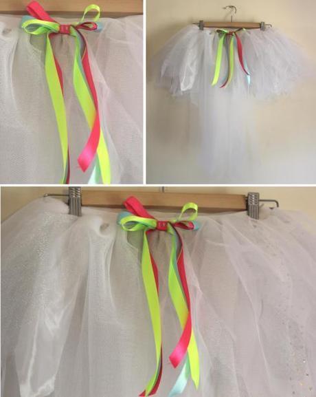 A busy hen party season here at Cassiefairy HQ! cassiefairy wedding bridal tutu white sparkly outfit neon ribbon