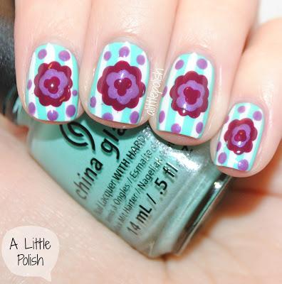 The Nail Challenge Collaborative Presents - Flowers - Week 4