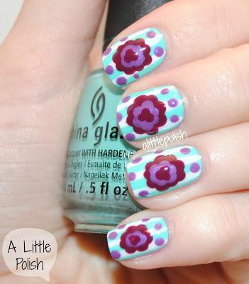 The Nail Challenge Collaborative Presents - Flowers - Week 4