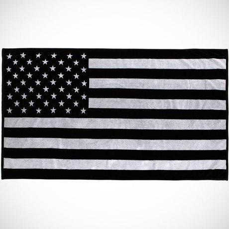 American Flag Towel by Stamp'd