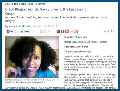 Savvy Featured on BlackEnterprise.com !