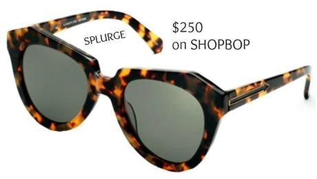 Save or Splurge: Karen Walker Number One Angular Cat Eye Sunglasses