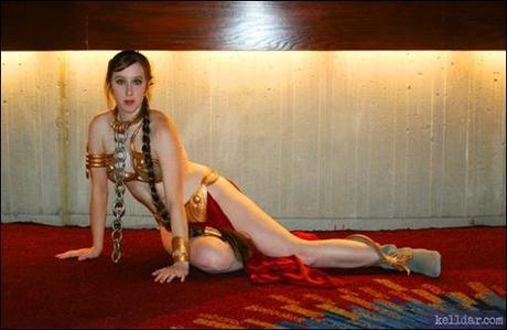 Kelldar as Slave Leia