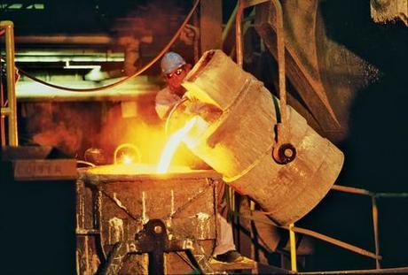 Cast-iron process at the Kohler manufacturing center 