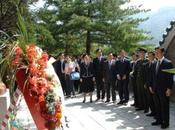 Chinese Vice President Visits Cemetery Hoechang Friendship Tower Pyongyang