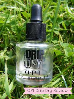REVIEW || OPI Drip Dry
