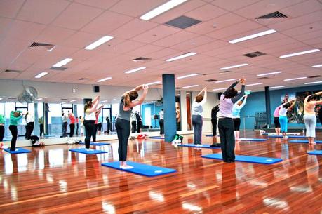 Yoga Class at a Gym4